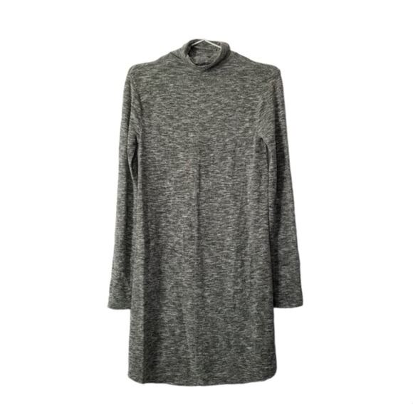 Zara Mock Neck Long Sleeve Gray Dress size Small - Picture 1 of 9